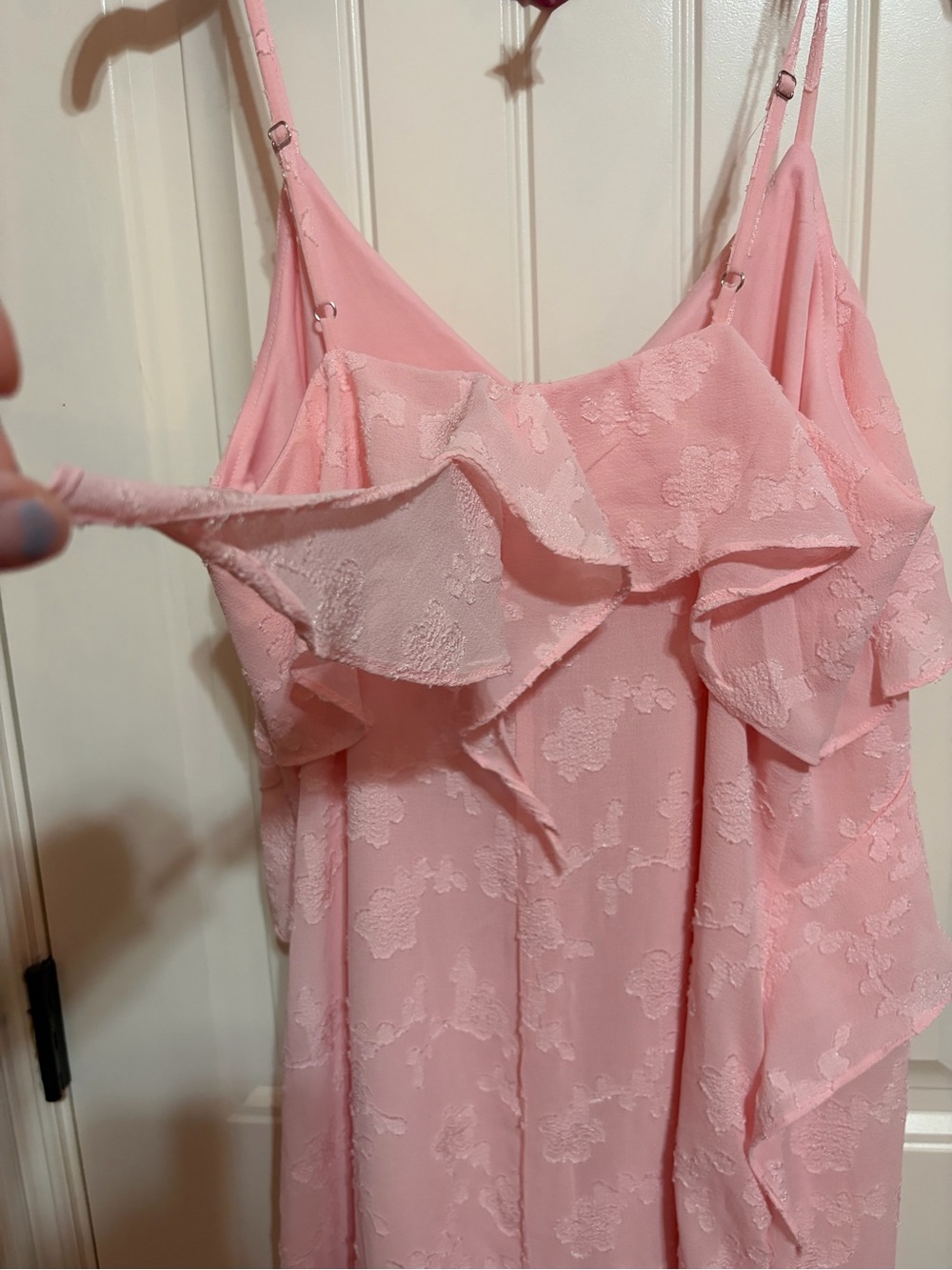NWT Ruffled Maxi Dress - Picture 7 of 8